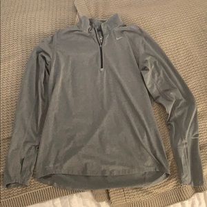 Nike Running Dri-Fit Half Zip Grey Crew